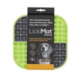 LickiMat® Slomo™ 20 x 20 cm green